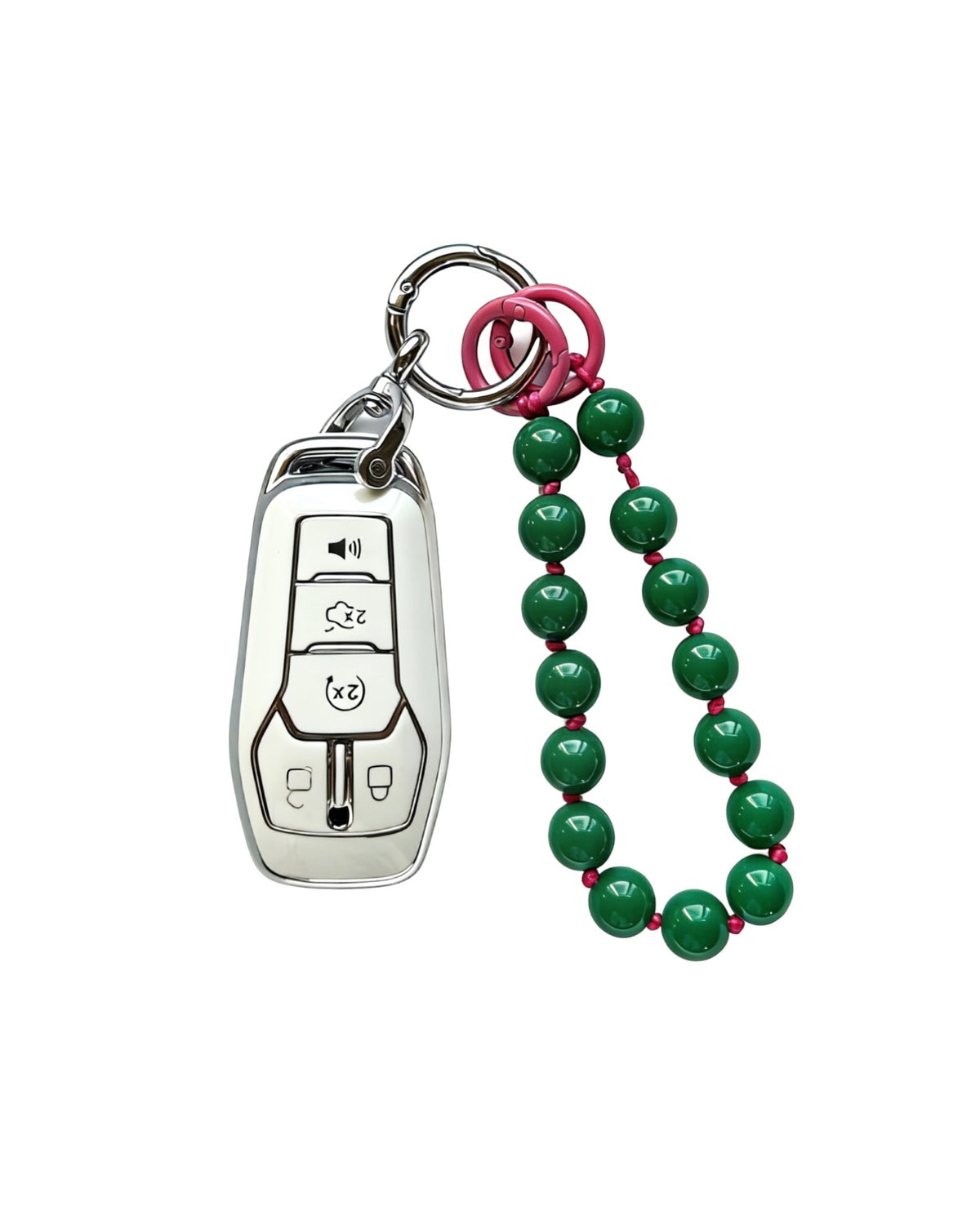 Jade Bead Ford Key Fob Case