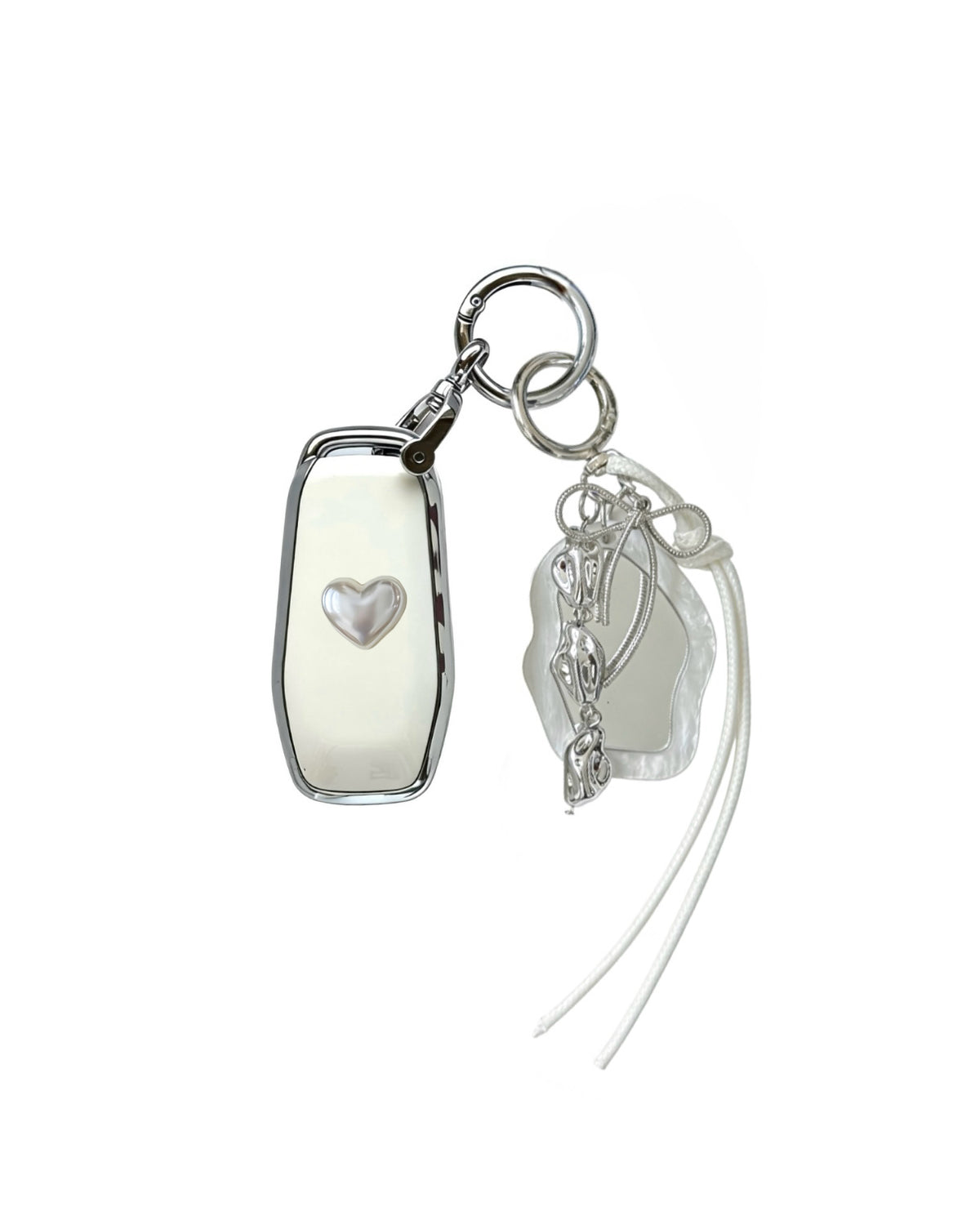 White Mirror Ford Key Fob Case